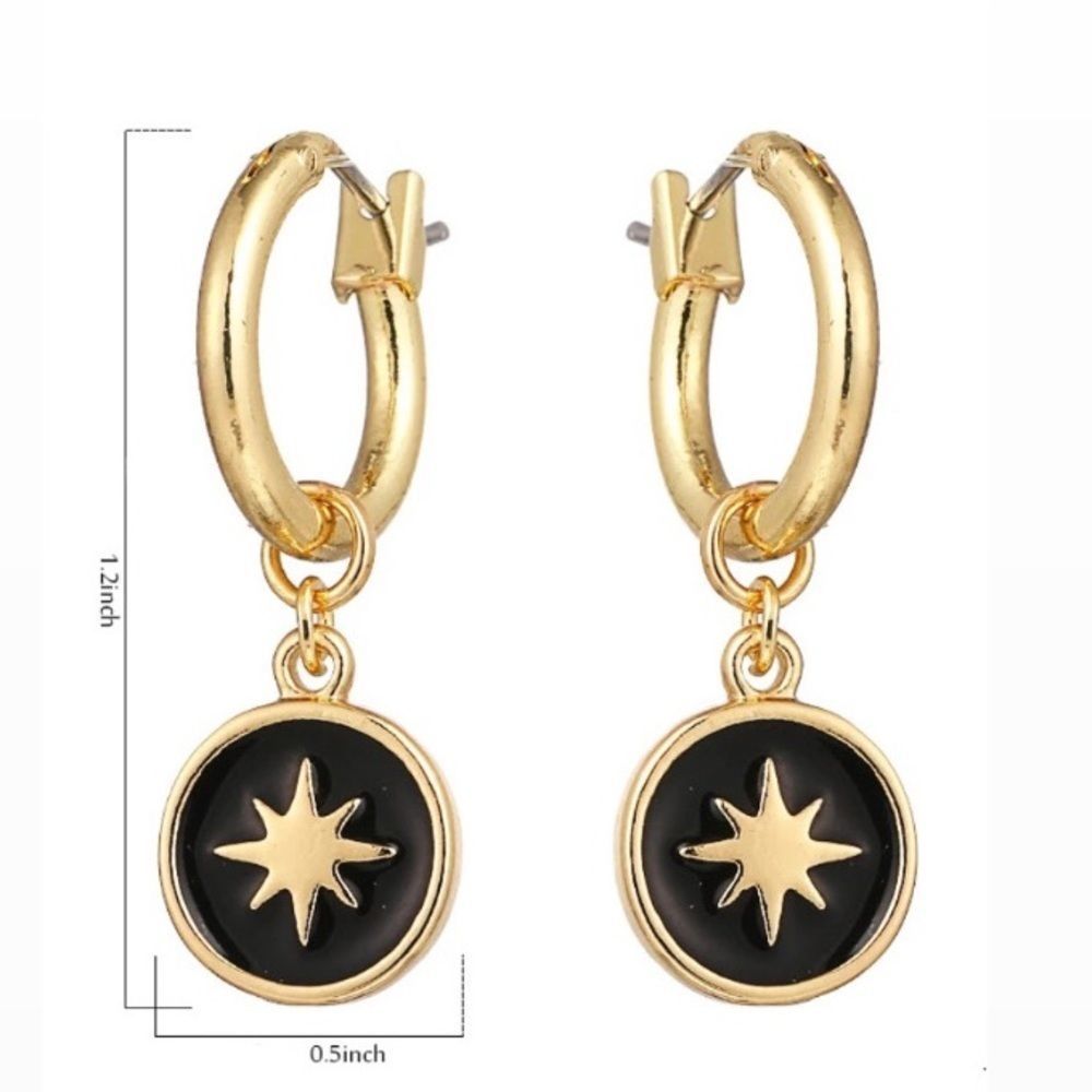 Starry night earrings 🌠 - Picture 4 of 4